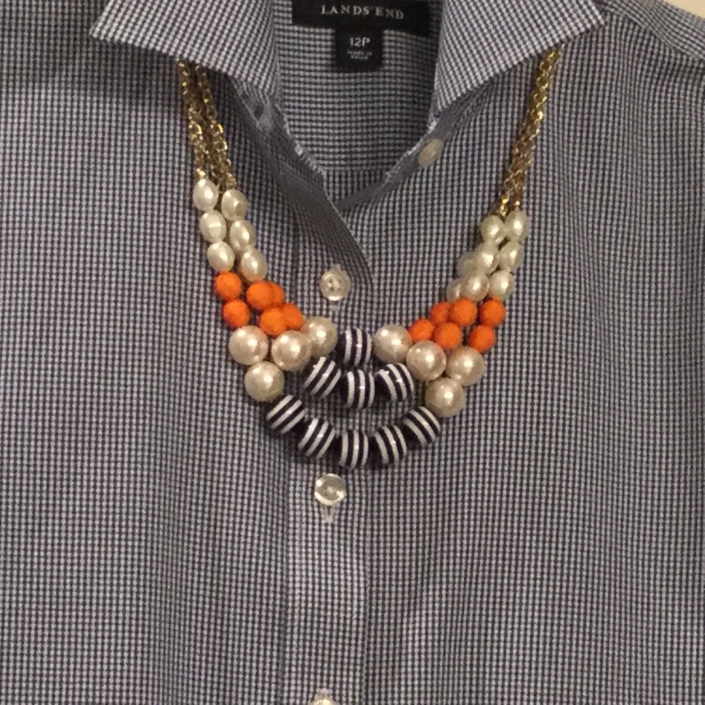 Slightly Fitted Button Front Long Sleeve Shirt